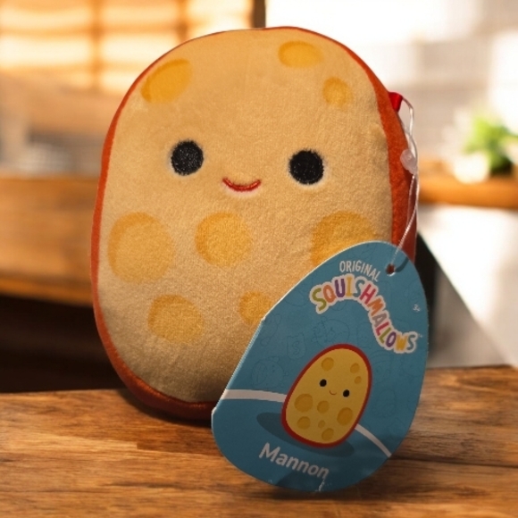 Squishmallows Other - Squishmallow 'Mannon' The Gouda-NWT